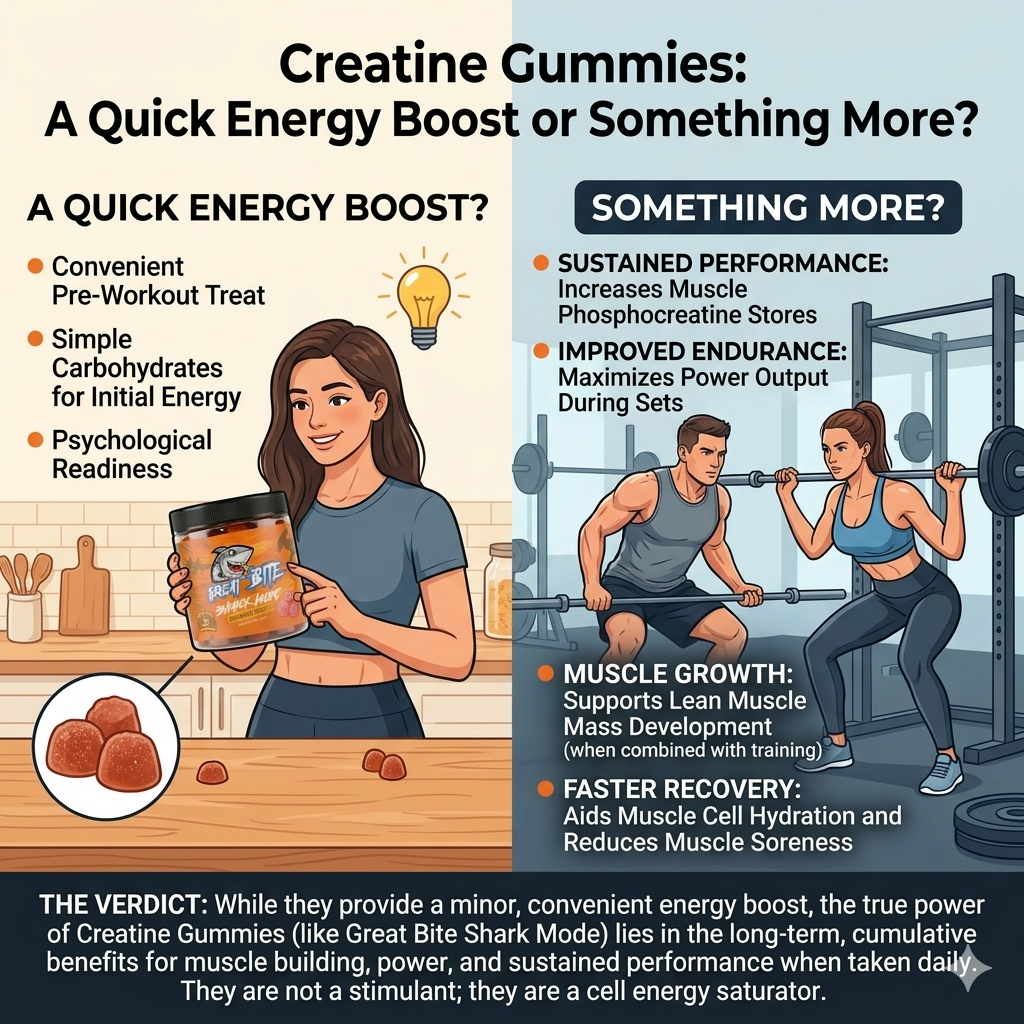 Creatine Gummies: A Quick Energy Boost or Something More?