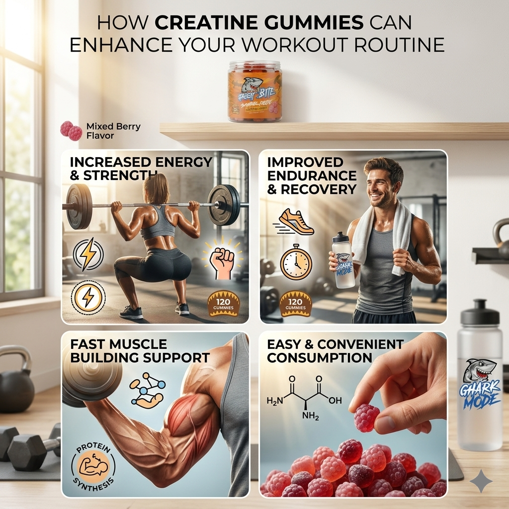 How Creatine Gummies Can Enhance Your Workout Routine