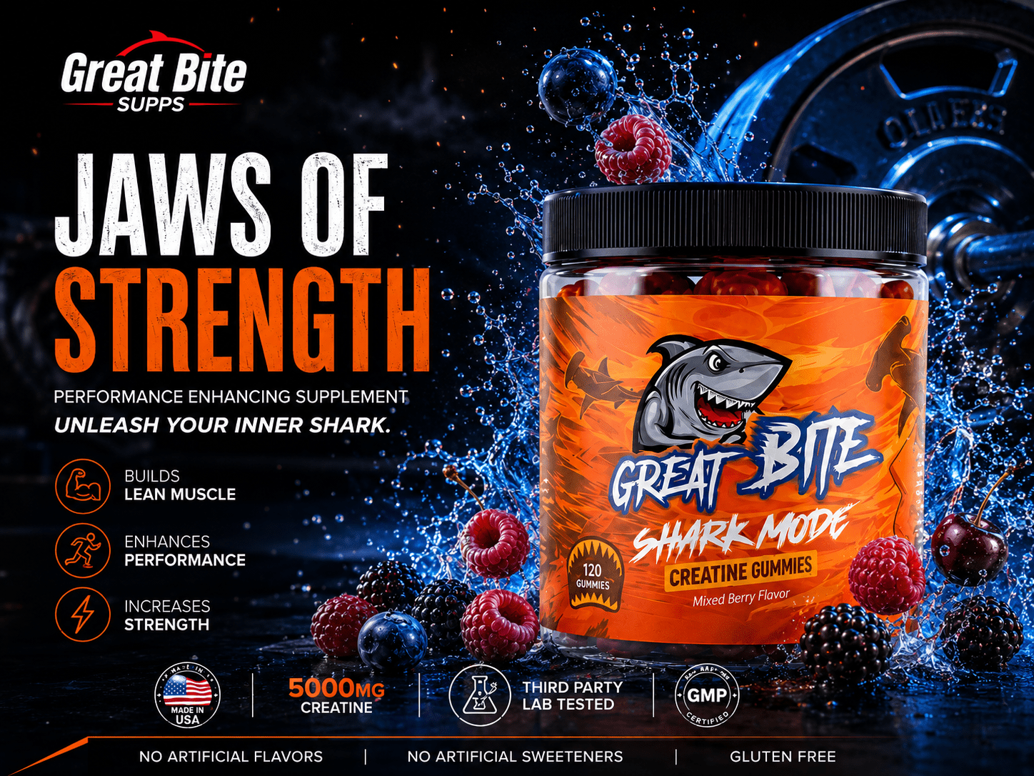 Great Bite Supps: Why Creatine Gummies are a Game Changer for Athletes - Great Bite