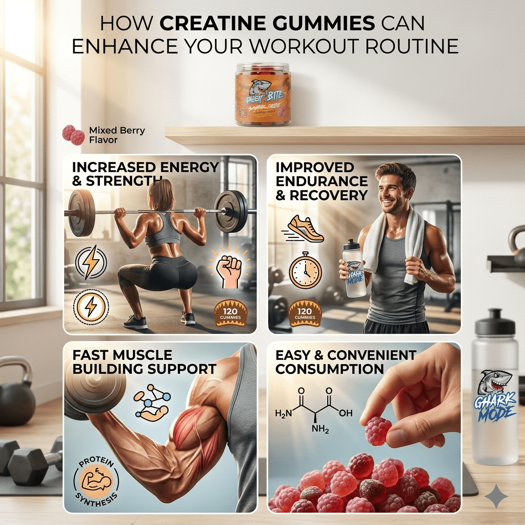 How Creatine Gummies Can Enhance Your Workout Routine - Great Bite