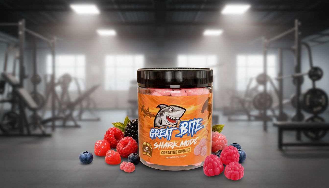 Unleash Potential: Shark Mode Creatine Gummies - Great Bite