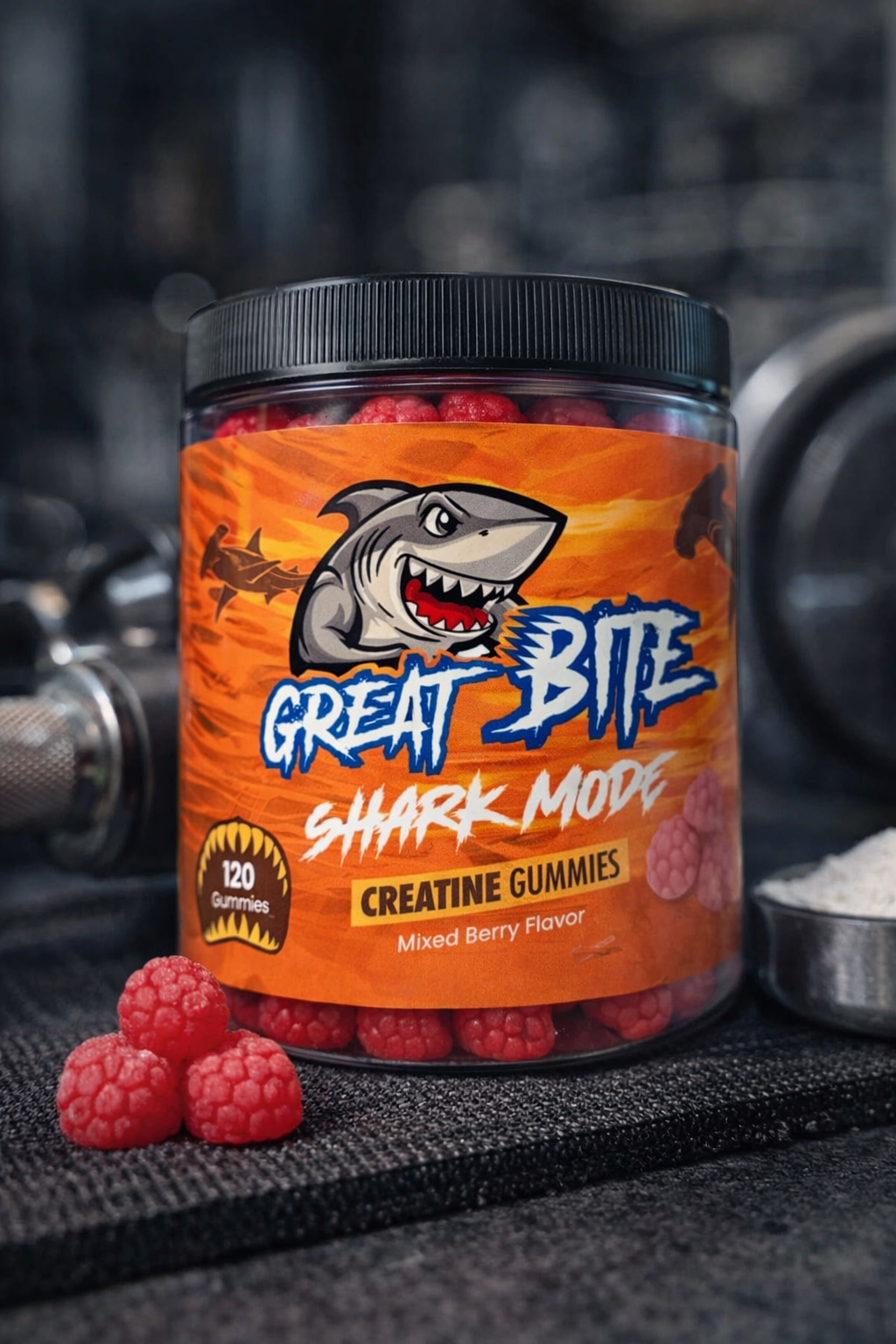 Shark Mode Creatine Gummies - Great Bite