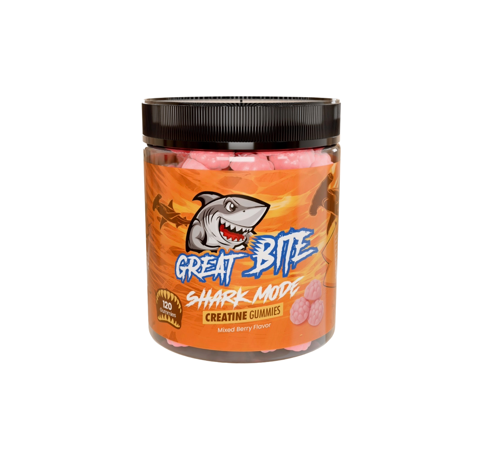 Shark Mode Creatine Gummies Great Bite