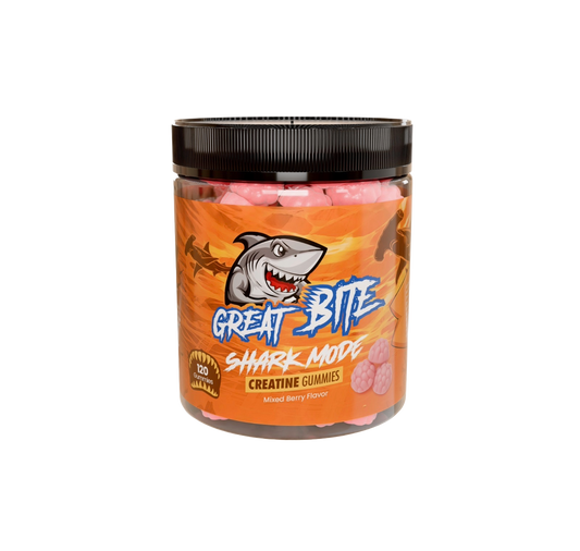 Shark Mode Creatine Gummies Great Bite