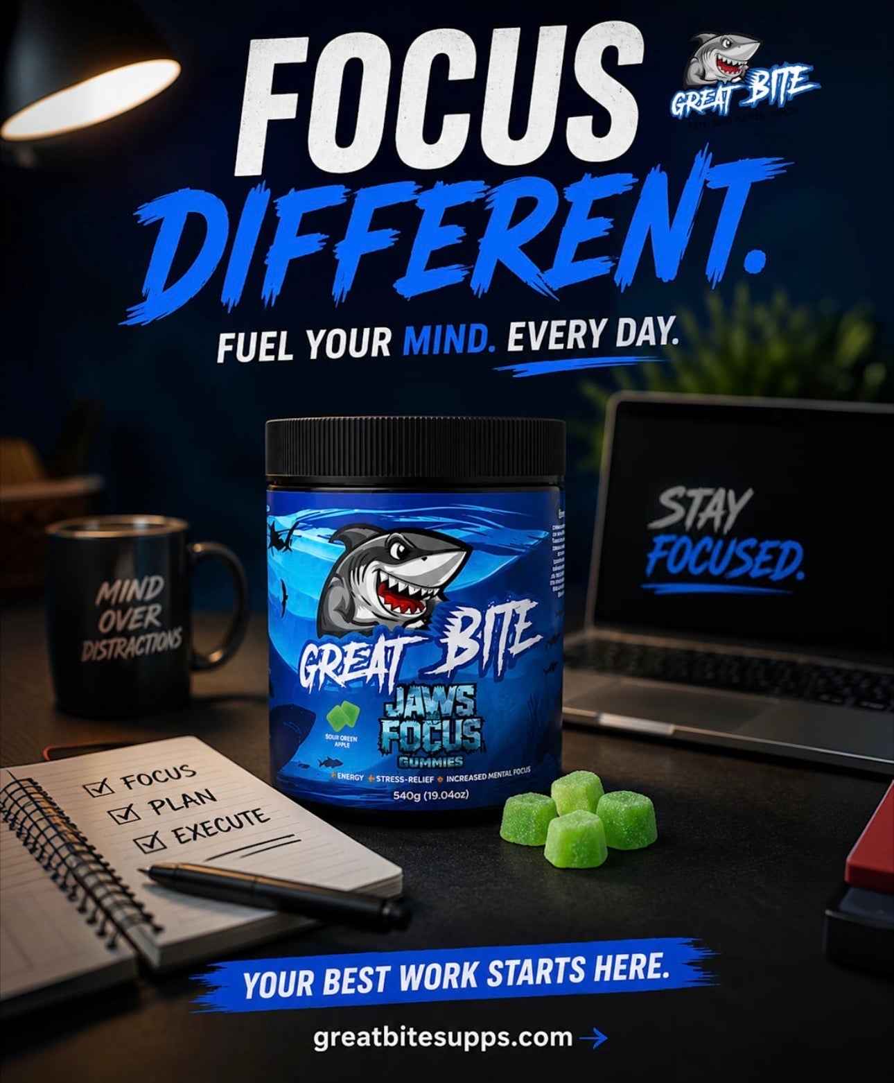 Jaws of Focus | Great Bite Supplements