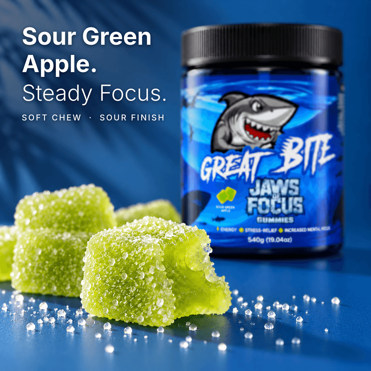 Jaws of Focus Nootropic Energy Gummies - Great Bite
