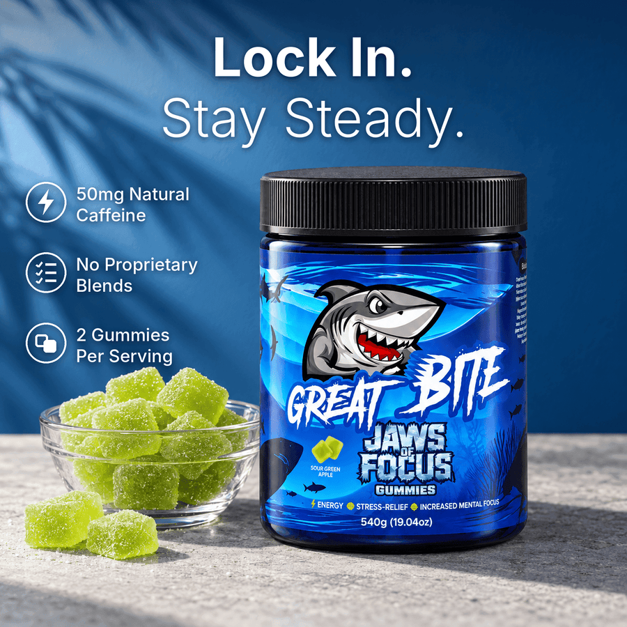Jaws of Focus Nootropic Energy Gummies - Great Bite