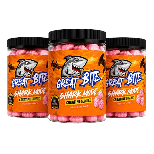 Shark Mode Creatine Gummies Great Bite
