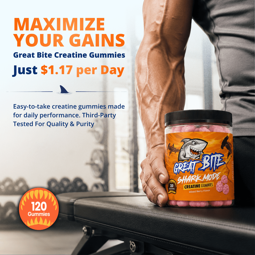 Shark Mode Creatine Gummies - Great Bite