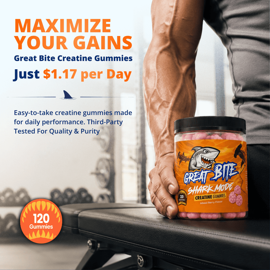 Shark Mode Creatine Gummies - Great Bite