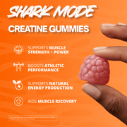 Shark Mode Creatine Gummies - Great Bite