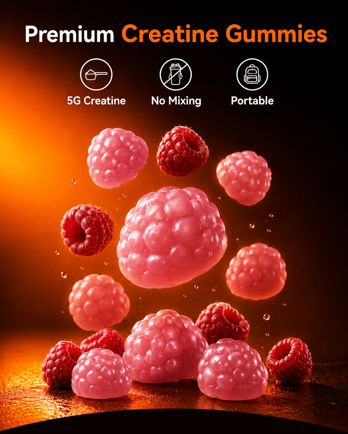 Shark Mode Creatine Gummies - Great Bite