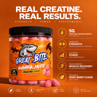 Shark Mode Creatine Gummies - Great Bite