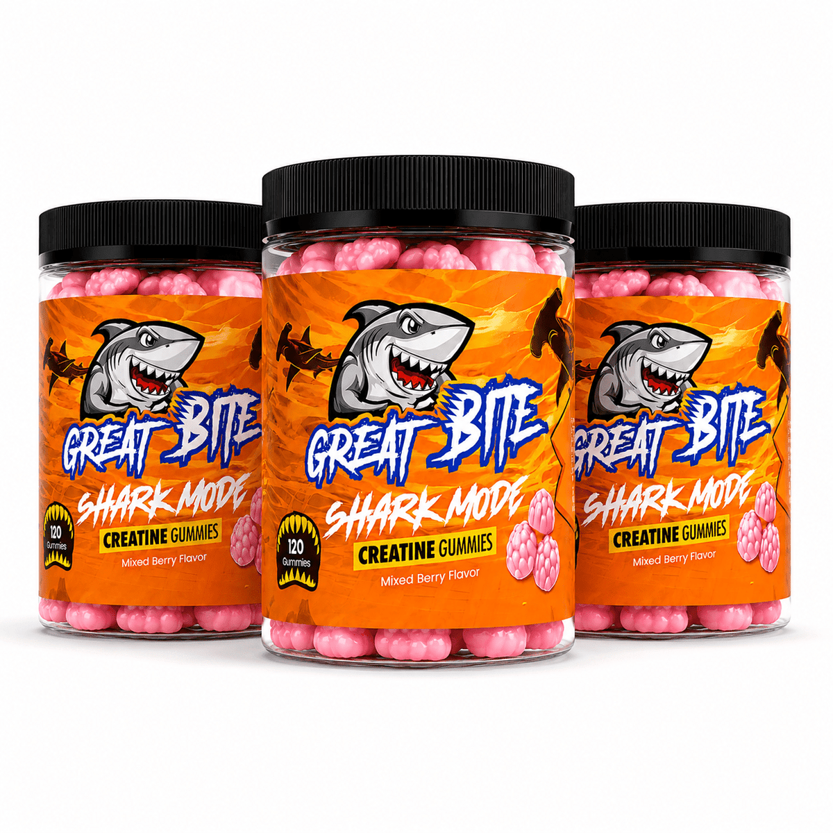 Shark Mode Creatine Gummies - Great Bite