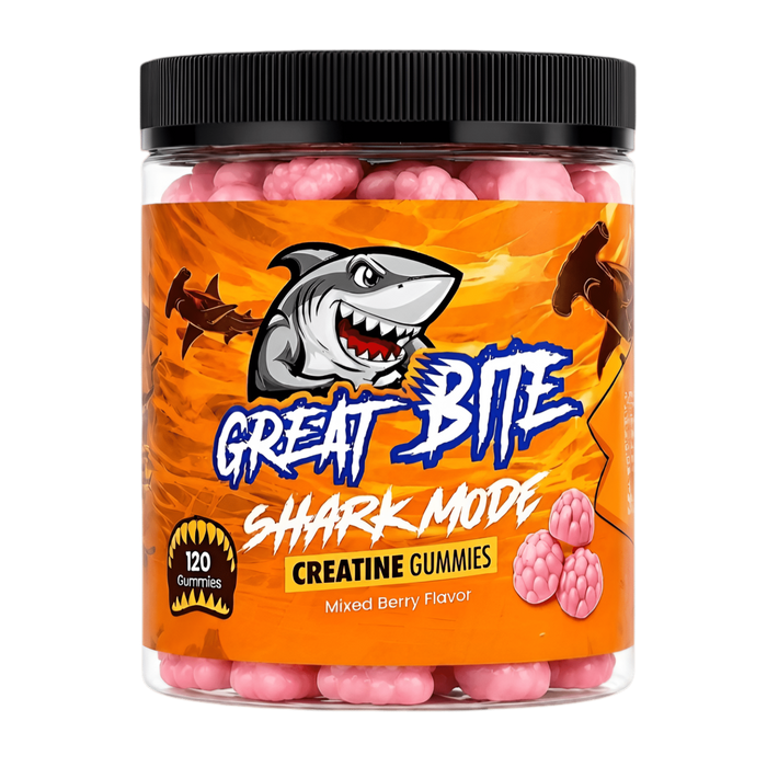 Shark Mode creatine gummies by Great Bite Supplements