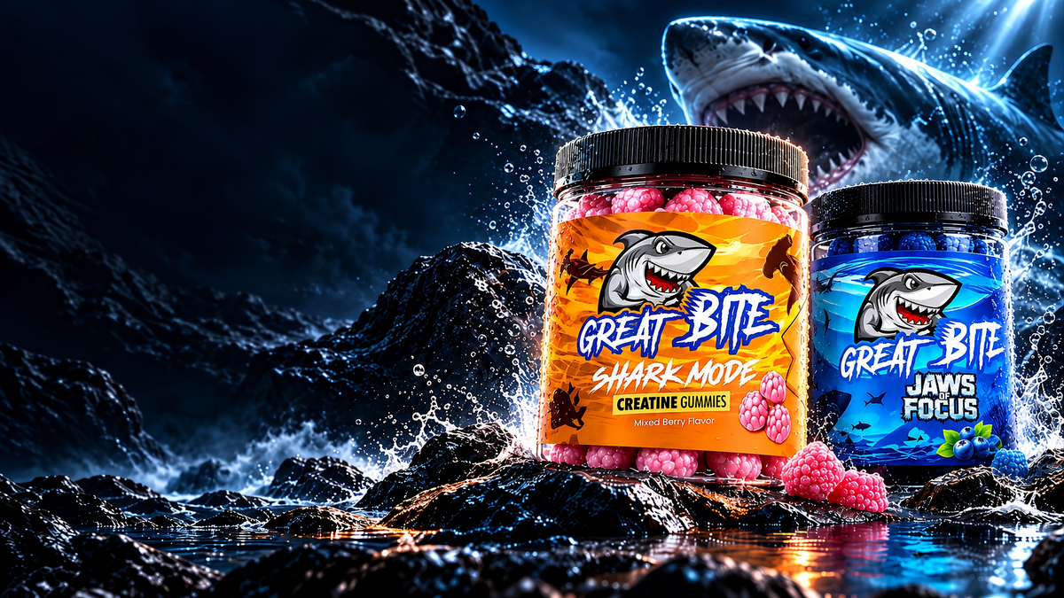 Great Bite Shark Mode Creatine Gummies